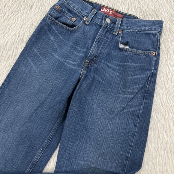 Vintage Levi’s Y2K 569 blue denim baggy loose jeans size 12 - Picture 2 of 8